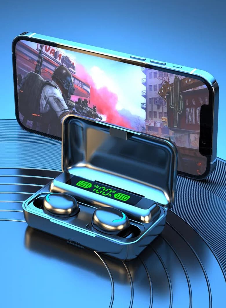 Słuchawki bezprzewodowe douszne Powerbank F9_5C