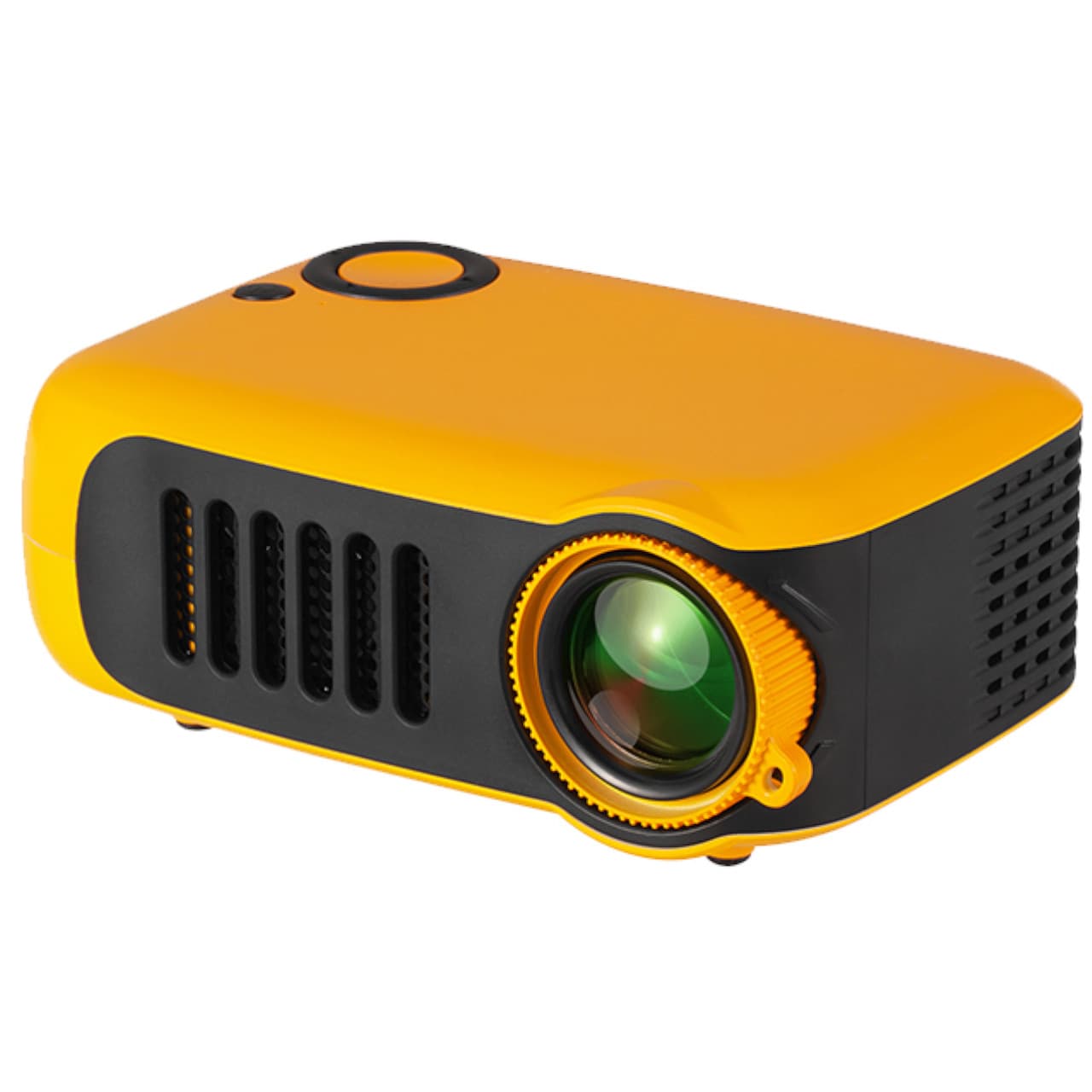 PROJEKTOR LED Mini BEZPRZEWODOWY 14-80" POMARAŃCZOWY