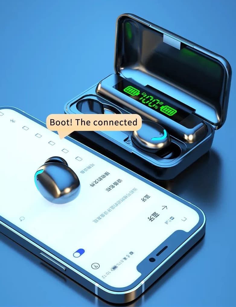 Słuchawki bezprzewodowe douszne Powerbank F9_5C