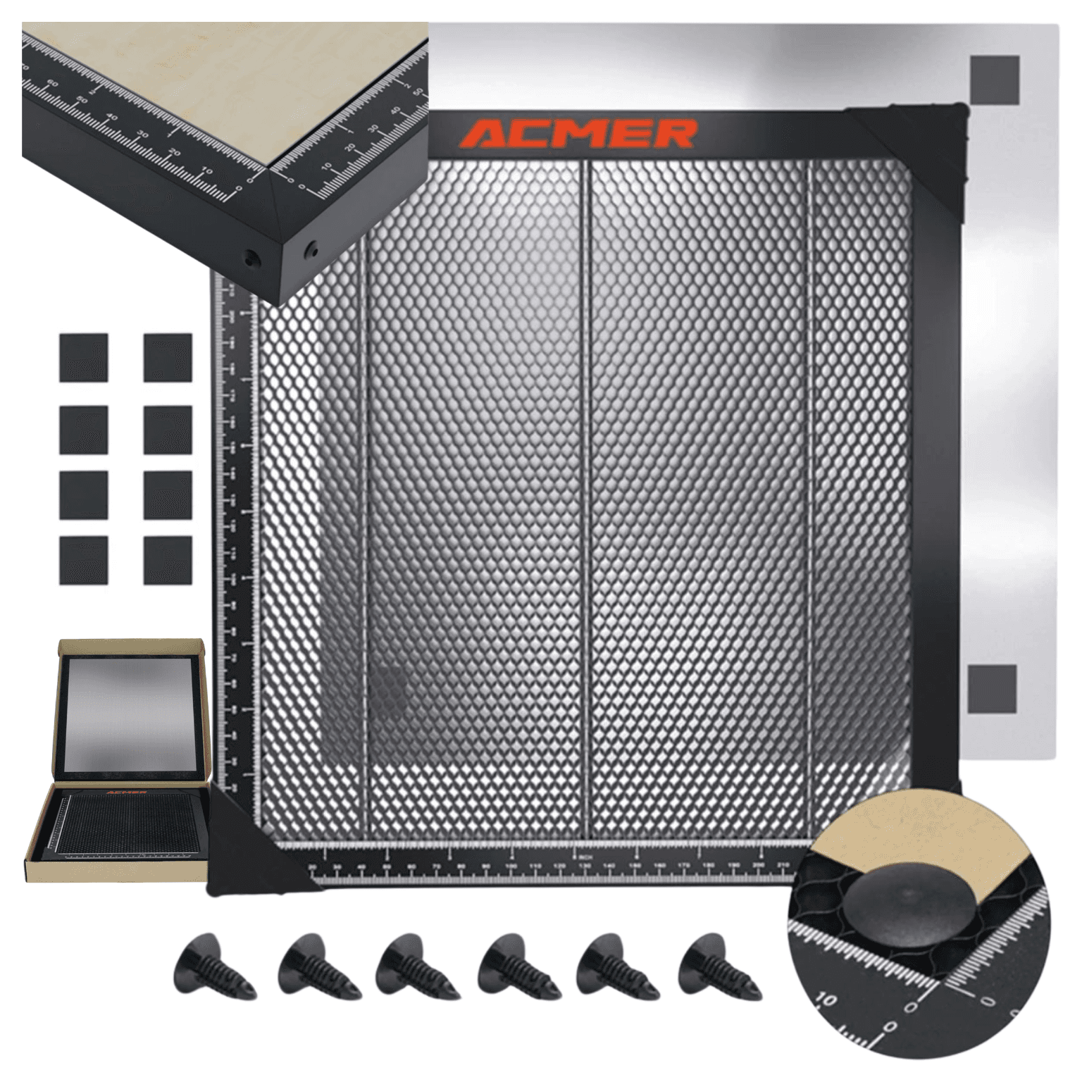 Stół roboczy do cięcia laserowego plaster miodu 300x300mm do grawerowania