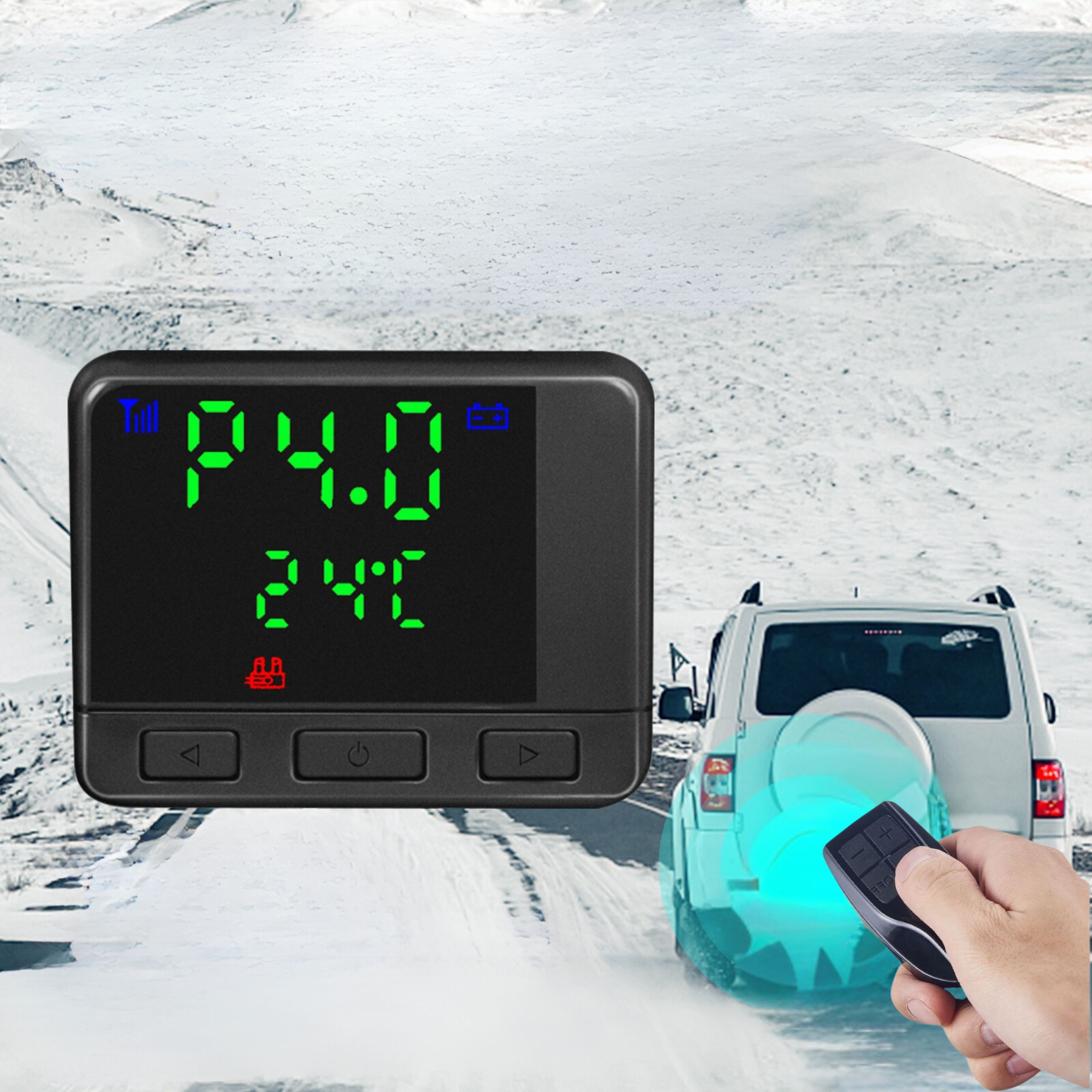 Ogrzewanie Postojowe 8kW 12V Nagrzewnica Olej Pełny Zestaw Montażowy +Pilot - obrazek 3