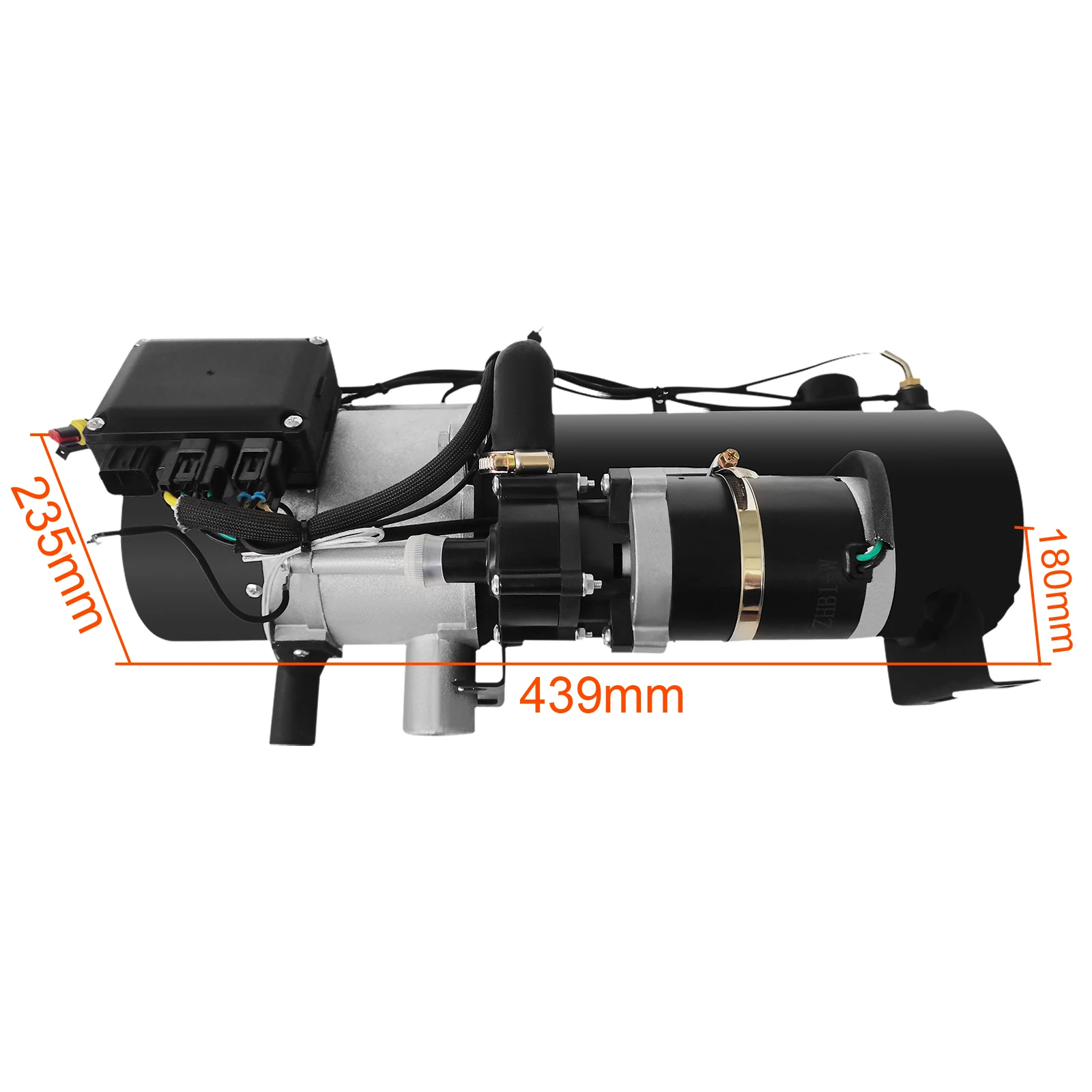 Nagrzewnica olejowa wodna 10kW 12V diesel podgrzewacz przepływowy do garażu - obrazek 7